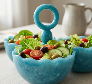 Modern Style Handmade Food Safe Resin Serving Bowl – Multi Layer Food Organizer for Party, Kitchen, Snacks and <b>Table</b> Display - Product Image 4