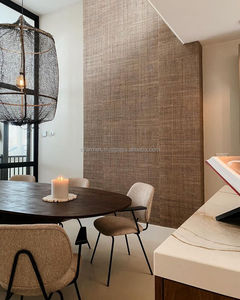 Papel Tapiz de Hierba Natural, Revestimiento de Pared de Fibra Tejida a Mano para el Hogar y la Oficina, Textura Interior - Product Image 4