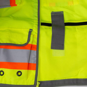 Équipement de sécurité au travail de qualité supérieure, gilet de travail haute visibilité pour hommes, tissu brillant, coupe confortable, construction durable, protection fiable, gilet pour tous - Product Image 3