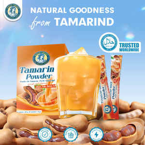 VINUT TRUST Polvo de Tamarindo 320g, Extracto de Fruta Real, Bebida Ácida, Paquete en Caja - Product Image 1