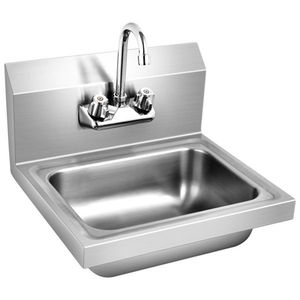 Wall-Mounted 17\" X 15\" X 14.5\" Absorption Tank Anti-Splash Kitchen Sink - Product Image 1