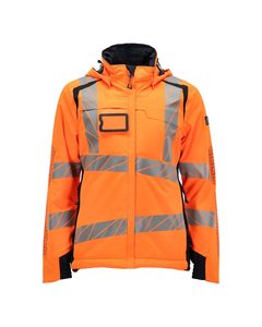Chaqueta de Trabajo de Alta Visibilidad para Hombre, Uniforme de Seguridad de Poliéster con Franjas Reflectantes y Cierre de Cremallera - Product Image 3