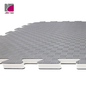 Martial Arts Foam Mat 100x100cm 20mm Grid Pattern <b>EVA</b> 40-50D for MMA BJJ Wrestling Gym - Product Image 3