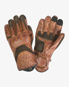 Gants de moto en cuir marron, gants de course à moto à doigts complets, respirants, antidérapants, pour le cyclisme en plein air - Product Image 3