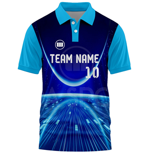 เสื้อคริกเก็ตแบบกำหนดเอง เสื้อคริกเก็ตผู้ชาย ระบายอากาศ แห้งเร็ว ชุดทีมแบบซับลิเมชั่น ชุดกีฬา โพลีเอสเตอร์ 100% วิดา สปอร์ตส์ - Product Image 2