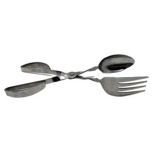 Pinzas mate plateadas de cocina de acero inoxidable largas personalizadas para Chef Metal de alta calidad para uso de hielo - Product Image 1