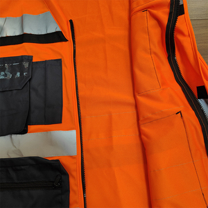 เสื้อกั๊กนิรภัยสะท้อนแสงแบบกำหนดเองสำหรับเจ้าหน้าที่รักษาความปลอดภัยทางการแพทย์ เสื้อผ้าความปลอดภัยแบบมองเห็นได้ชัด เสื้อผ้ารักษาความปลอดภัยแบบยูนิฟอร์ม เสื้อกั๊กนิรภัยทางยุทธวิธี - Product Image 6