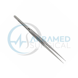 Pinces à micro-anneaux de qualité supérieure 18 cm 1 mm, pointes diamantées, acier inoxydable, instrument chirurgical atraumatique certifié CE - Product Image 4