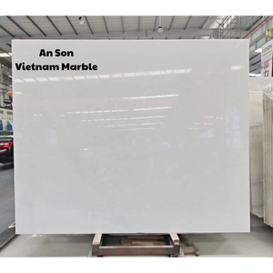 Offres Spéciales dalles de marbre blanc cristal du Vietnam 100% pierre naturelle polie prix usine cuisine et villa utiliser un design moderne - Product Image 3