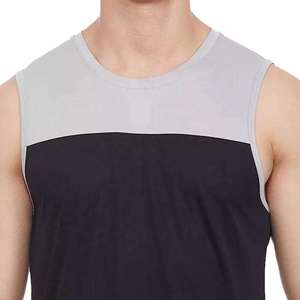 Cool Dry Athletic Marathon <b>Singlet</b> GYM Clothing <b>Men</b> Fitness Breathable Spandex/Cotton Quick Dry Anti-Pilling Tank Top - Product Image 5