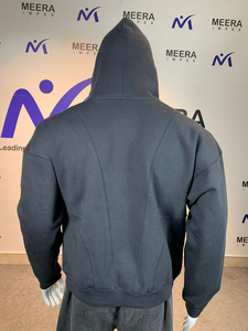 Sweat-shirts à capuche personnalisés pour hommes, coupe ample et oversize, 100% coton, technique de lavage, streetwear, sweat-shirts à capuche vierges pour la saison hivernale - Product Image 4