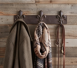 Perchero de Pared Estilo Vintage con 3 Ganchos de Metal con Diseño de Flor de Lis, Resistente al Óxido, para Organización y Almacenamiento de Ropa - Product Image 5
