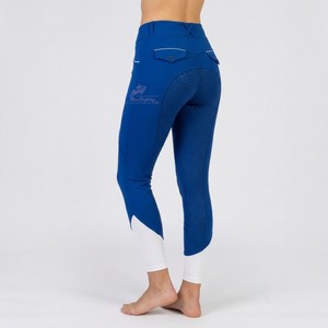 Leggings d'équitation pour femmes, collants de chevaletage à séchage rapide, anti-boulochage, avec grip en silicone, pantalons d'équitation – Direct Usine - Product Image 6