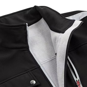 Chaqueta Softshell Unisex de Última Moda, Impermeable, Transpirable, 100% Poliéster, Abrigo Informal con Capucha para Invierno, Cortavientos, con Cremallera, Tallas Grandes - Product Image 5