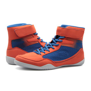 Zapatos de Boxeo Deportivos Premium con Suela de Goma Flexible, Diseño Ligero y Transpirable, Cierre de Velcro de Cuero para Uso Diario - Product Image 1