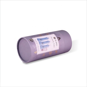 New Design Colorful Cylinder <b>Box</b> Custom Printed Round <b>Paper</b> <b>Box</b> For Cosmetic Made in Vietnam - Product Image 2