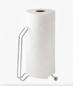 Silver Iron Wire <b>Paper</b> Towel Holder With Unique Design Stainless Steel Dispenser For <b>Kitchen</b> Office And Wedding Parties - Product Image 1