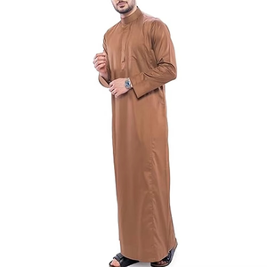 เสื้อคลุมผู้ชายอิสลามขายดี ดีไซน์แบบอาหรับ ไซส์ใหญ่ สวมใส่สบาย ขายส่ง ปรับแต่งได้ - Product Image 1