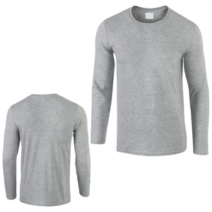 Pull à col rond à manches longues pour homme, couleur unie, tricot en coton, haut décontracté, coupe régulière, style chinois brodé, hiver - Product Image 3