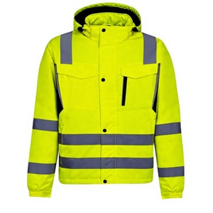 VITHAS INDUSTRY Ropa de Trabajo de Verano de Alta Visibilidad con Logotipo Personalizado, Unisex, Impermeable, Reflectante, Fluorescente, con Detección de Agujas, Sin Costuras - Product Image 4