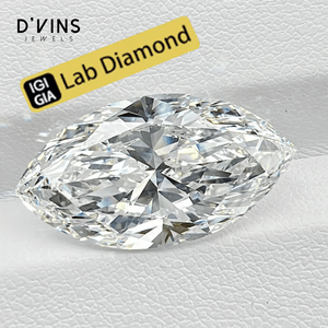 D'vins Jewels Vente en gros de diamants CVD créés en laboratoire, grand carat 12.53CT F VVS2 taille poire, remplis - Product Image 1