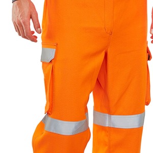 New Design Best Selling Lightweight Men's <b>Cargo</b> <b>Pants</b> <b>Work</b> wear Multi-Pocket Construction Reflective Safety <b>Pants</b> - Product Image 3