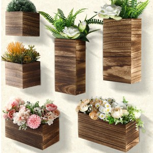 Jarrones y macetas de madera de mango, OEM, personalizados, venta al por mayor |   Aqdus Saleem India - Product Image 3