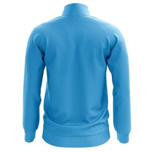 Survêtement de sport pour homme personnalisé en nylon avec veste coupe-vent à demi-zip et short pour la gym, le jogging et l'exercice - Product Image 6