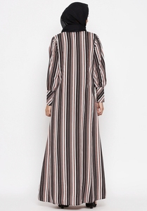 Best Selling Beautiful Dubai Women Abaya Traditional Islamic Muslim Clothing & <b>Accessories</b> <b>Floor</b> Length Long Sleeves Front Open - Product Image 5
