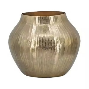 Hermoso Florero Metálico para Mesa de Comedor, Soporte para Arreglos Florales, Adorno Moderno para Mesa de Cocina - Product Image 1