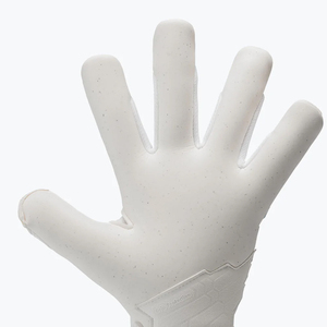 Gants de gardien de but de football blancs et bleus en silicone antidérapants respirants avec sangle de poignet réglable unisexe - Product Image 4