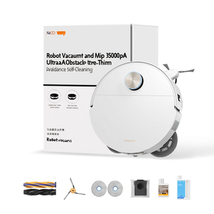Robot Vacuum and <b>Mop</b> 35000Pa Ultra-Thin with Obstacle Avoidance Self-Cleaning - Product Image 2