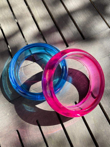 Brazalete de Resina de Diseño de Alta Calidad, Última Tendencia de Moda Vintage, Personalizable en Color y Talla para Mujer, Certificado IGI, Estilo Romántico - Product Image 3