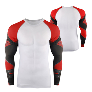 Cody Luna <b>Men</b> Full Sleeve Rash Guard <b>Black</b> Heat-Transfer Print Quick Dry Anti-Bacterial Eco-Friendly Anti-UV Breathable - Product Image 6