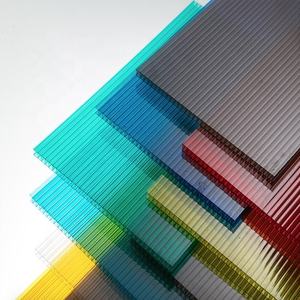 Feuilles de polycarbonate cellulaires <span class=keywords><strong>Polyrise</strong></span>, revêtement UV, matières premières, prix bas - Product Image 1