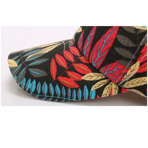 New Spring and Summer Unisex Fashion Korean Style <b>Leaf</b> Pattern Baseball Cap Peaked Caps - Product Image 2