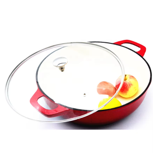 Marmite à soupe en acier inoxydable 410/430 avec couvercle, pour usage quotidien en cuisine, construction durable, légère, compatible lave-vaisselle, compatible gaz et induction - Product Image 5