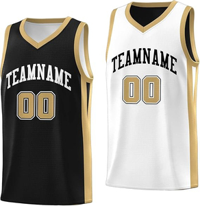 Venta al por Mayor de Camisetas de Baloncesto Sublimadas Personalizadas para Adultos con Bordado, Colores y Nombres de Equipos Personalizados, Precio Económico, OEM - Product Image 3