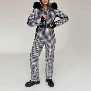 Wholesale Adults Winter Snow Suit Single or Double Board Ski Clothing with Zipper Closure <b>Overall</b> Set for Men Women Girls - Product Image 3