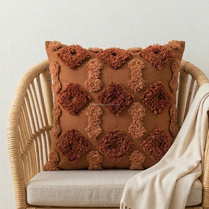 Beautiful Rustic Leave Tufted <b>Pillow</b> <b>Sofa</b> Cover Lavish Look Home Decor Designer Durable Tufted Custom Design Tufted Pillowshams - Product Image 5