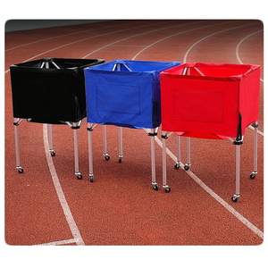 Good Aluminum Alloy Foldable Volleyball Ball <b>Cart</b> for Basketball/ Football/tennis Ball <b>Cart</b> Portable <b>Storage</b> <b>Cart</b> - Product Image 2