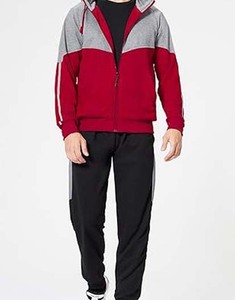 Wholesale Mens Streetwear Matching Set Custom <b>Sweatshirt</b> Jogger Pants Lightweight 100% Cotton Winter Tracksuit - Product Image 3
