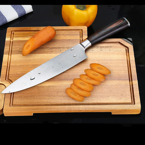 Couteau de cuisine en acier inoxydable, outil de préparation culinaire professionnel pour la maison, durable, polyvalent pour la préparation des aliments - Product Image 6