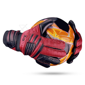 Gants d'entraînement de gardien de but pour jeunes en cuir, antidérapants, respirants, à doigts complets, pour l'entraînement au football junior, les équipes scolaires et le développement des compétences - Product Image 3