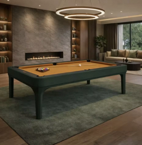 Mesa de Billar Contemporánea Estilo Negroni, Mesa de Billar Moderna de Lujo Argmac, Fieltro de Alta Velocidad, Tamaño Personalizable para Interiores - Product Image 1