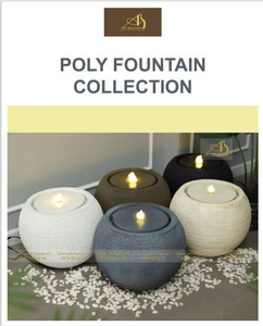 Art-home Céramique W086H40 Ornement de jardin en poly-fibre de verre léger Vietnam Paysage extérieur fabriqué en usine Design Maison - Product Image 3