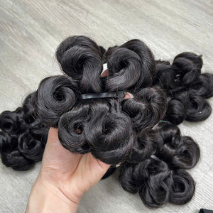 Extensions de cheveux bouclés de haute qualité, prix d'usine en gros, couleur naturelle, pour femmes, cheveux abordables de haute qualité - Product Image 2