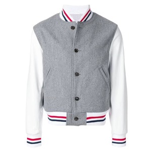 Veste universitaire personnalisée noire, grise, bordeaux, verte, violette pour hommes, veste en polaire de qualité supérieure, fabricant OEM - Product Image 6