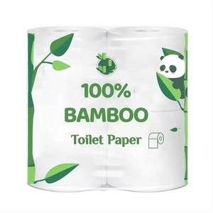 Papier toilette en bambou écologique 4 plis, rouleau de papier toilette commercial, fournisseur et fabricant de papier toilette de haute qualité - Product Image 5