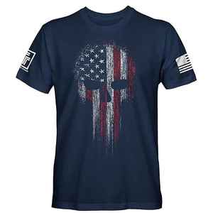 High Quality Men's T Shirts Short Sleeve Summer Wear Casual Plus Size Breathable Cotton Blend Solid Color O Neck - Product Image 5